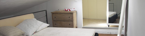 Appartamento Firenze, camera soppalcata