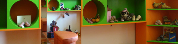 Negozio di scarpe per bambini