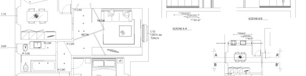 Ristrutturazione appartamento Firenze, progetto